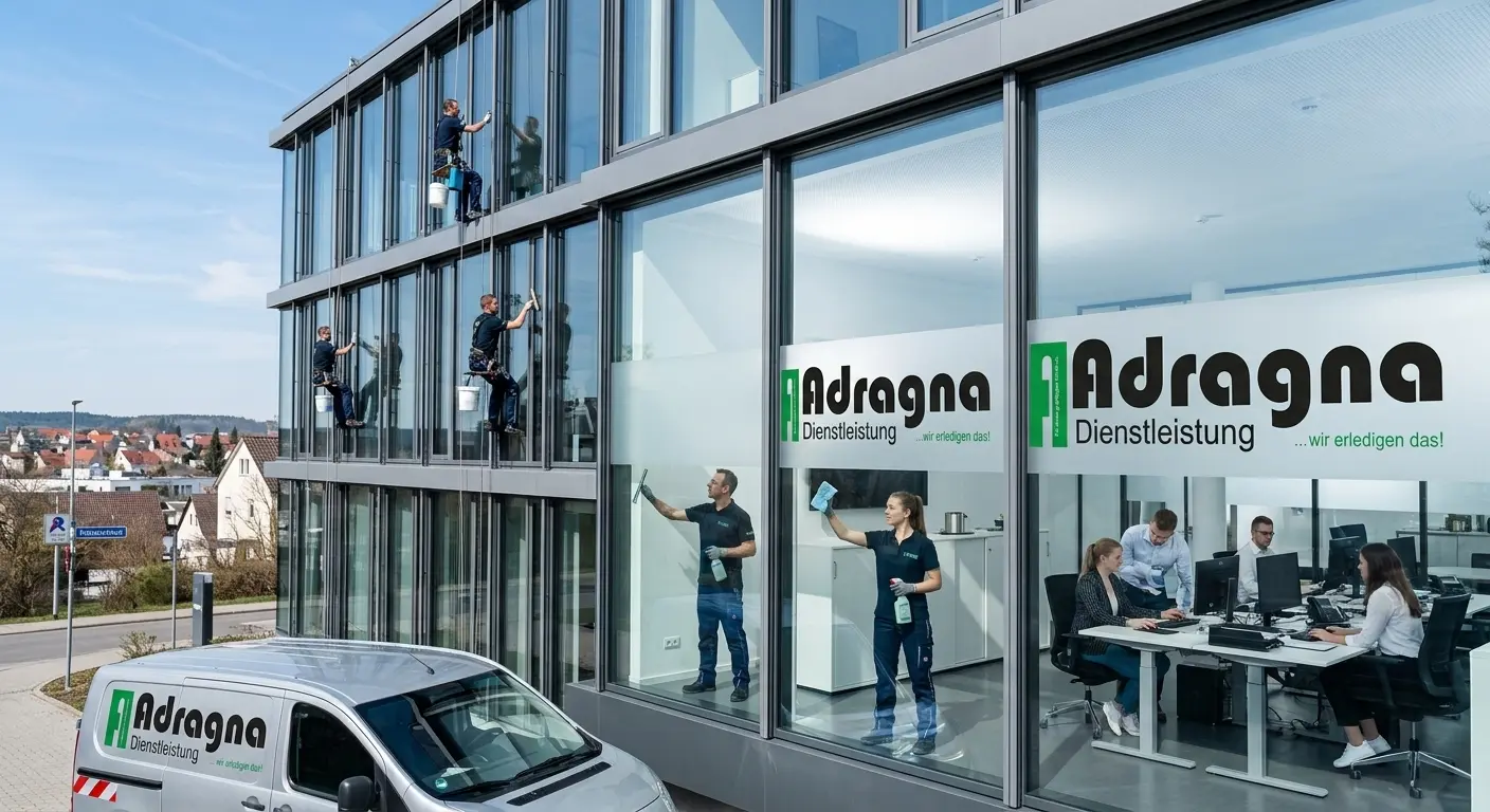 Fensterreinigung im Unternehmen: Wie oft ist sie sinnvoll und was ist zu beachten?